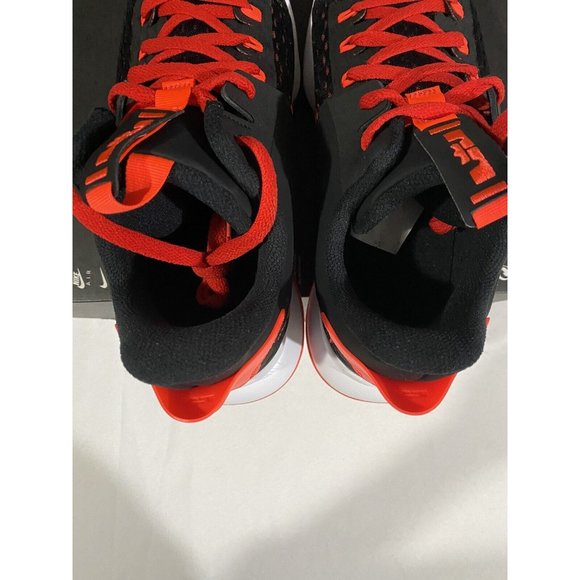 New Mens Size 12 Black Red Nike Lebron Witness V Basketball Shoes CQ9380 005